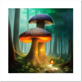 Fungi Tales (2) - Fairy Magic Mushrooms Posters and Art